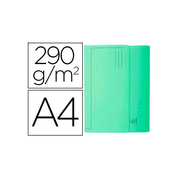 Subcarpeta cartulina con bolsa exacompta din a4 verde 290 gr. Subcarpeta cartulina con bolsa exacompta din a4 verde 290 gr.