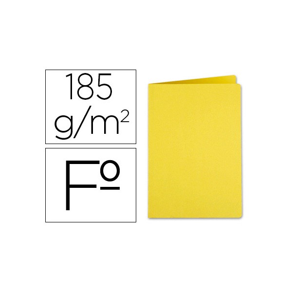 Subcarpeta liderpapel folio amarillo intenso 185g/m2. Subcarpeta liderpapel folio amarillo intenso 185g/m2.