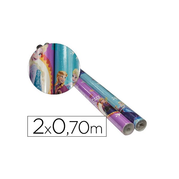 Papel fantasia infantil frozen rollo de 2x0,70 mt papel 60 gr modelos surtidos. Papel fantasia infantil frozen rollo de 2x0,70 mt papel 60 gr modelos surtidos.