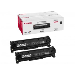 Canon 718BK2 pack 2 toner original, referencia Canon 2662B005AA PARA LA IMPRESORA Canon I-Sensys MF 8580 CDW