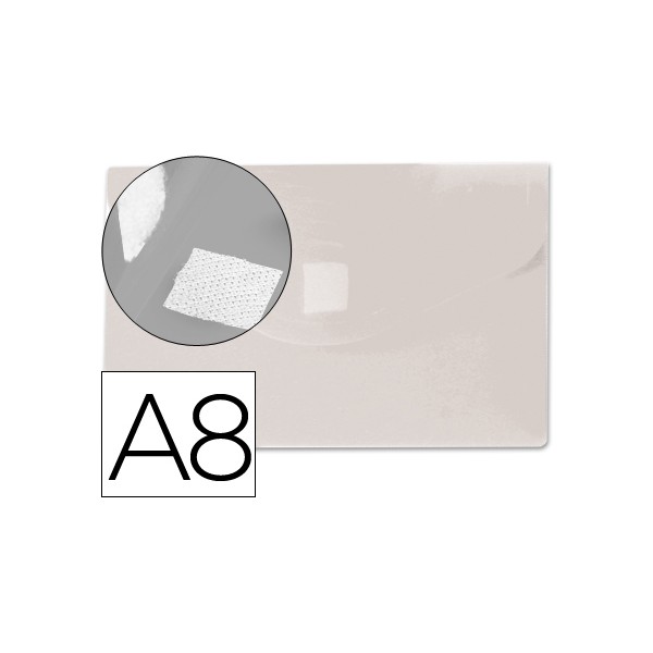 Carpeta liderpapel dossier broche polipropileno din a8 incolora con cierre de velcro. Carpeta liderpapel dossier broche polipropileno din a8 incolora con cierre de velcro.