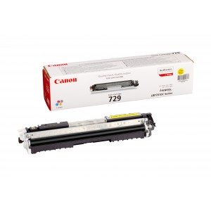 Canon 729Y toner amarillo original, referencia Canon 4367B002AA PARA LA IMPRESORA Canon I-Sensys LBP 7010C