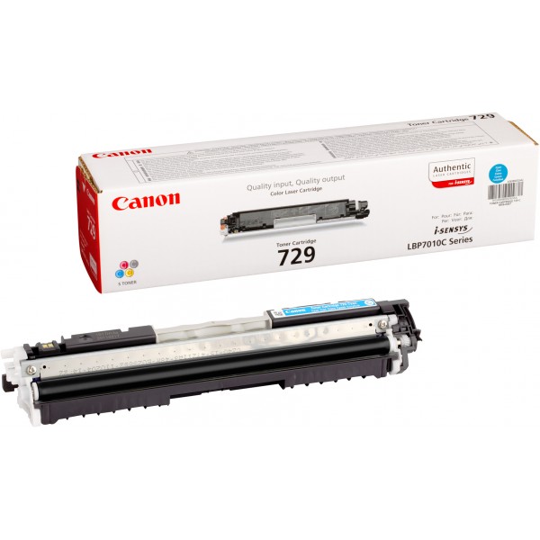 Canon 729C toner cian original, référence Canon 4369B002AA Canon 729C toner cian original, référence Canon 4369B002AA