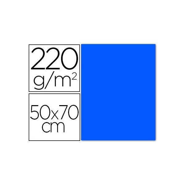 Cartulina lisa/rugosa 2 texturas 50x70 cm 220g/m2 azul marino. Cartulina lisa/rugosa 2 texturas 50x70 cm 220g/m2 azul marino.