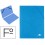 Carpeta liderpapel gomas carton simil-prespan sencilla folio azul
