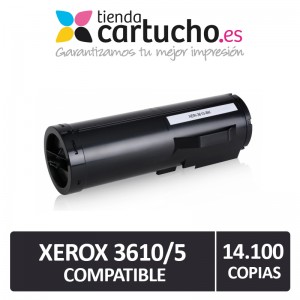 Toner Negro XEROX PHASER 3610/WORKCENTRE 3615 Compatible 106R02722 PARA LA IMPRESORA Phaser 3610Vdn
