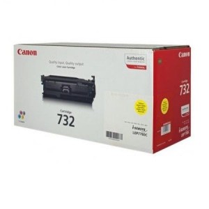 Canon 732Y toner amarillo original, referencia Canon 6260B002 PARA LA IMPRESORA Canon i-SENSYS LBP7780Cx