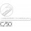 Tira multitaladro autoadhesiva q-connect para documentos A4 y A5 pack de 50 unidades.	