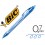Boligrafo bic gelocity quick dry retractil tinta gel turquesa punta de 0,7 mm.	