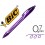 Boligrafo bic gelocity quick dry retractil tinta gel purpura punta de 0,7 mm.	