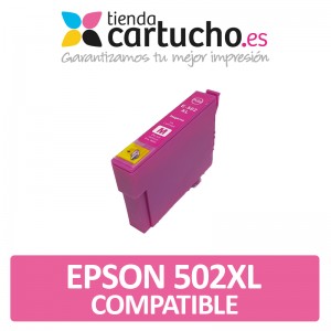 CARTUCHO DE TINTA EPSON 502XL MAGENTA COMPATIBLE PARA LA IMPRESORA Epson Expression Home XP-5115