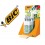 Boligrafo bic 4 colores velours expositor de 20 unidades surtidas 230x125x149 mm.	