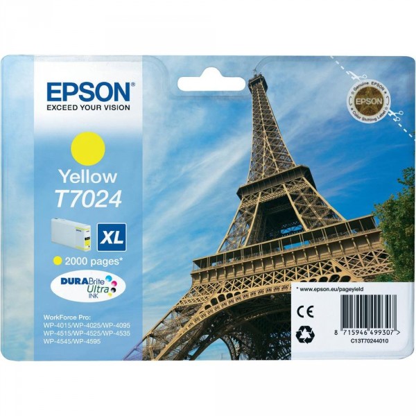 EPSON ORIGINAL T7024 JAUNE EPSON ORIGINAL T7024 JAUNE