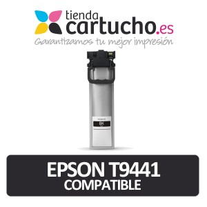CARTUCHO EPSON T9441 NEGRO COMPATIBLE TINTA PIGMENTADA PERTENENCIENTE A LA REFERENCIA Encre Epson T9441/2/3/4 -  Encre Epson T9451/2/3/4