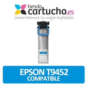 CARTUCHO EPSON T9451 CYAN COMPATIBLE TINTA PIGMENTADA PERTENENCIENTE A LA REFERENCIA Encre Epson T9441/2/3/4 -  Encre Epson T9451/2/3/4
