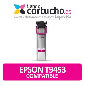 CARTUCHO EPSON T9453 MAGENTA COMPATIBLE TINTA PIGMENTADA PERTENENCIENTE A LA REFERENCIA Encre Epson T9441/2/3/4 -  Encre Epson T9451/2/3/4