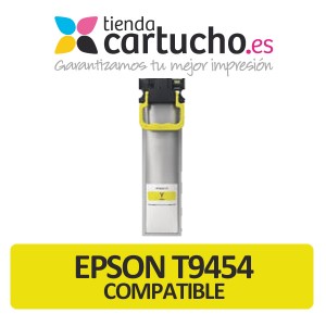 CARTUCHO EPSON T9454 AMARILLO COMPATIBLE TINTA PIGMENTADA PERTENENCIENTE A LA REFERENCIA Encre Epson T9441/2/3/4 -  Encre Epson T9451/2/3/4