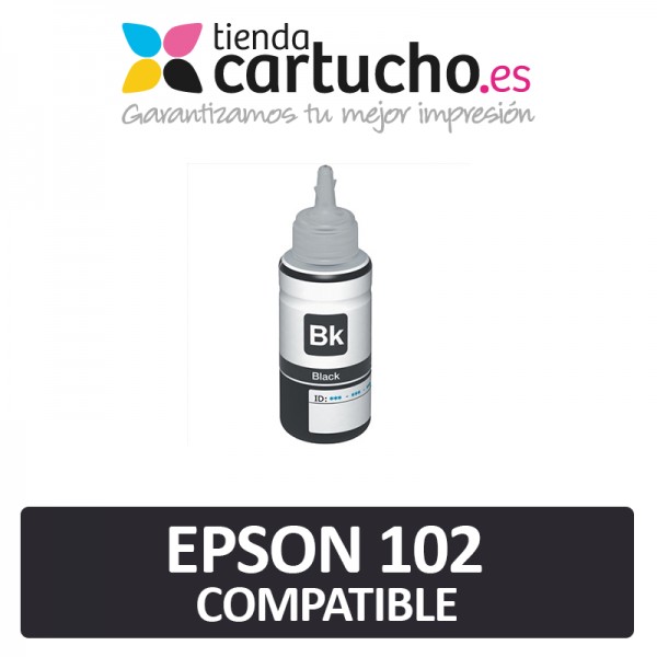 Epson 102 Noir Bouteille d'encre Compatible C13T03R140 Epson 102 Noir Bouteille d'encre Compatible C13T03R140