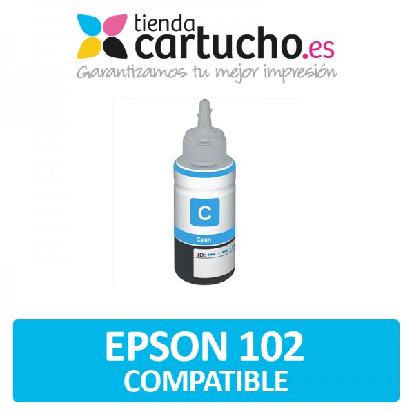 Epson 102 Cyan Bouteille d'encre Compatible C13T03R240 Epson 102 Cyan Bouteille d'encre Compatible C13T03R240