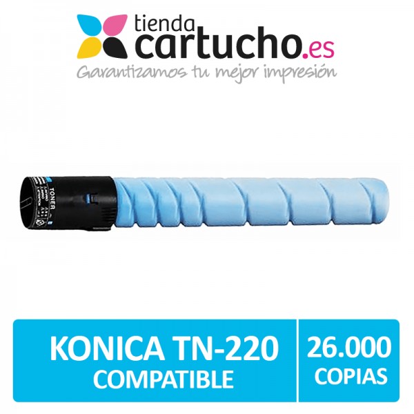 Toner Konica Minolta TN220 Cyan Compatible A33K480 Toner Konica Minolta TN220 Cyan Compatible A33K480