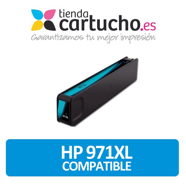HP 971XL Cyan. Cartouche d'encre remanufacturado HP 971XL Cyan. Cartouche d'encre remanufacturado