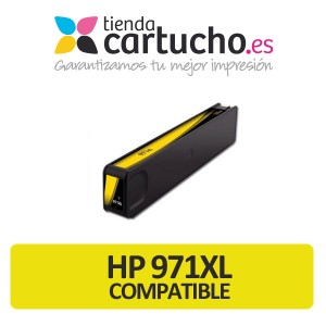 HP 971XL Amarillo. Cartucho de tinta remanufacturado Premium - Alta capacidad. PERTENENCIENTE A LA REFERENCIA Encre HP 970 / 970XL / 971 / 971XL