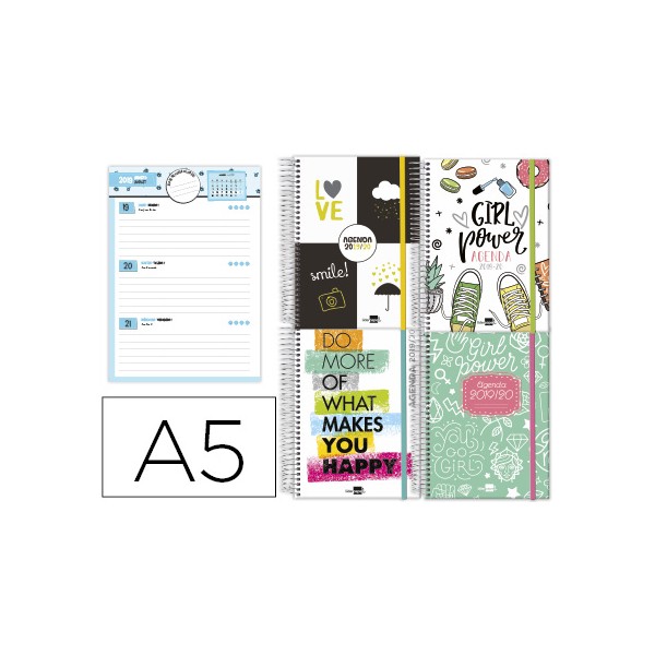 Agenda escolar liderpapel 19-20 fantasia din-a5 bilingue 70 hojas she tapa forrada. Agenda escolar liderpapel 19-20 fantasia din-a5 bilingue 70 hojas she tapa forrada.