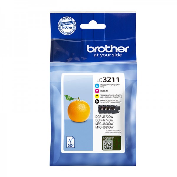 Pack Brother LC3211 Encre Original Pack Brother LC3211 Encre Original