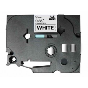 Brother TZE-221 Negro/Blanco Cinta Rotuladora Genérica