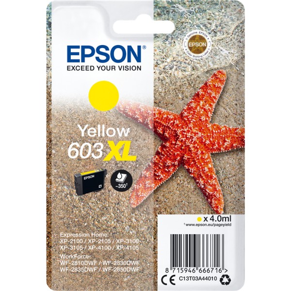 Epson 603XL Jaune Original Epson 603XL Jaune Original