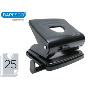 Taladrador rapesco 825 metal negro 2 taladros capacidad 25 hojas.