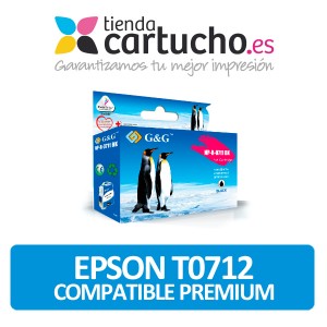 Cartucho Epson T0712 Compatible Premium Cyan PARA LA IMPRESORA Epson Stylus D 92