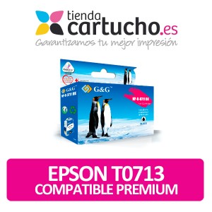 Cartucho Epson T0713 Compatible Premium Magenta PERTENENCIENTE A LA REFERENCIA Encre Epson T0711/2/3/4
