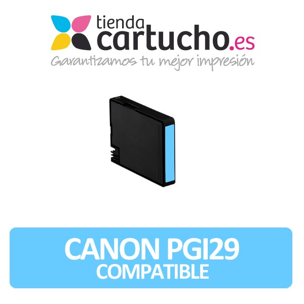 Cartouche d'encre Canon PGI29 Compatible Photo Cyan Cartouche d'encre Canon PGI29 Compatible Photo Cyan