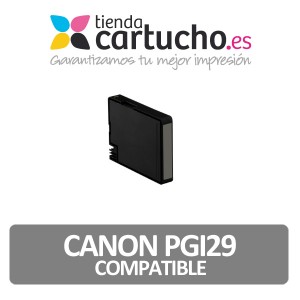 Cartucho de tinta Canon PGI29 Compatible Gris PERTENENCIENTE A LA REFERENCIA Canon PGI-29