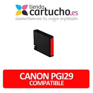 Cartucho de tinta Canon PGI29 Compatible Rojo PERTENENCIENTE A LA REFERENCIA Canon PGI-29