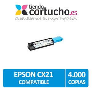 Toner Epson CX21 Compatible Cyan PARA LA IMPRESORA Epson Aculaser CX21NFC