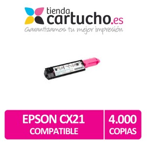 Toner Epson CX21 Compatible Magenta PARA LA IMPRESORA Epson Aculaser CX21NFC