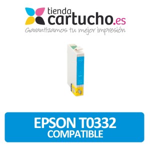 Cartucho de tinta Epson T0332 Compatible Cyan PERTENENCIENTE A LA REFERENCIA Encre Epson T0331/2/3/4/5/6