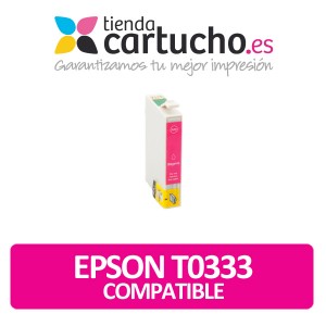 Cartucho de tinta Epson T0333 Compatible Magenta PERTENENCIENTE A LA REFERENCIA Encre Epson T0331/2/3/4/5/6