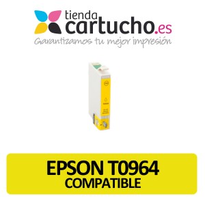 Cartucho de tinta Epson T0964 Compatible Amarillo PERTENENCIENTE A LA REFERENCIA Encre Epson T0961/2/3/4/5/6/7/8/9
