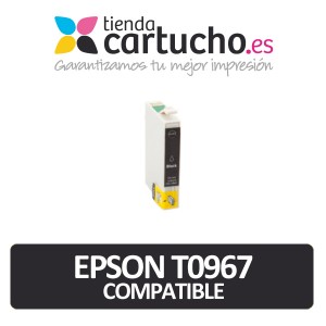 Cartucho de tinta Epson T0967 Compatible Light Negro PERTENENCIENTE A LA REFERENCIA Encre Epson T0961/2/3/4/5/6/7/8/9