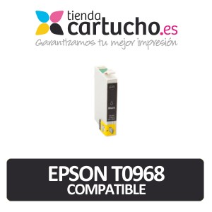 Cartucho de tinta Epson T0968 Compatible Negro Mate PERTENENCIENTE A LA REFERENCIA Encre Epson T0961/2/3/4/5/6/7/8/9