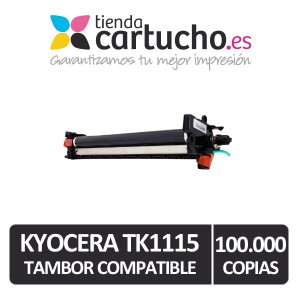 Tambor Kyocera TK1115 / TK1125 / DK1110 Compatible PARA LA IMPRESORA Toner Kyocera FS-1025