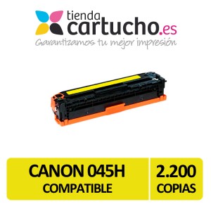 Toner Canon 045H Compatible Amarillo PERTENENCIENTE A LA REFERENCIA Canon 045H