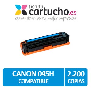 Toner Canon 045H Compatible Cyan PARA LA IMPRESORA Canon LBP 611Cn