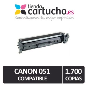 Toner Canon 051 Compatible Negro PARA LA IMPRESORA Canon I-Sensys LBP 162dw