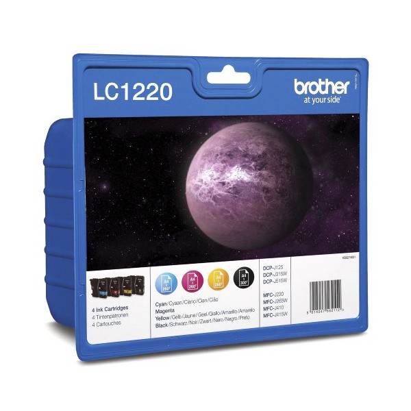 Brother LC1220 Rainbow pack (4 Couleurs) cartouche d'encre original Brother LC1220 Rainbow pack (4 Couleurs) cartouche d'encre original