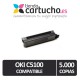 Toner NEGRO OKI C5100/C5200 compatible, sustituye al toner original OKI 42127405