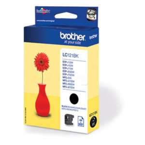 Brother LC121 negro cartucho de tinta original. PARA LA IMPRESORA Cartouches d'encre Brother DCP-J172W